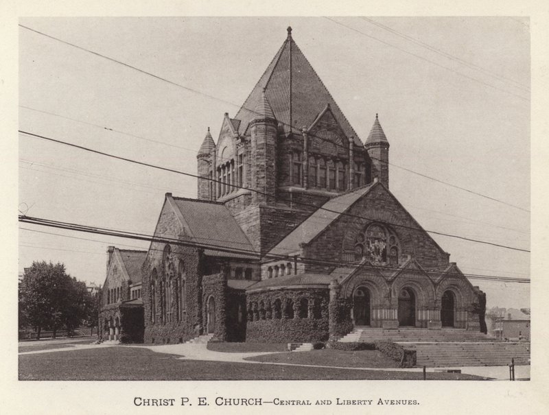 Pittsburgh: Chiesa di Cristo P E, Central e Liberty Avenues da American Photographer (after)