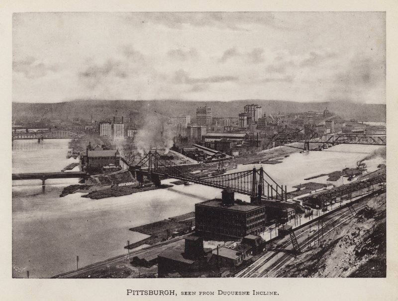 Pittsburgh: Vista da Duquesne Incline da American Photographer (after)
