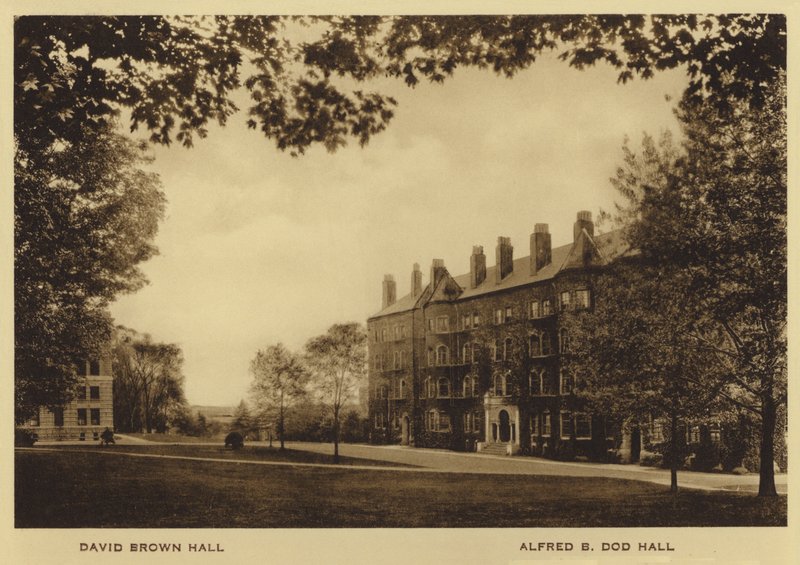Università di Princeton: David Brown Hall; Alfred B Dod Hall da American Photographer (after)