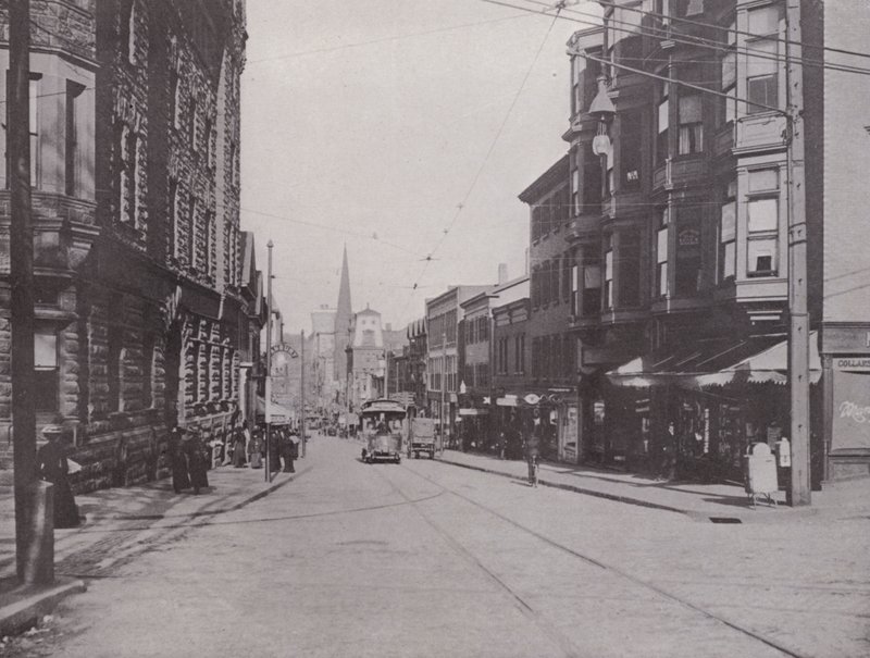 Providence, Rhode Island: Westminster Street East dalla Cattedrale da American Photographer (after)