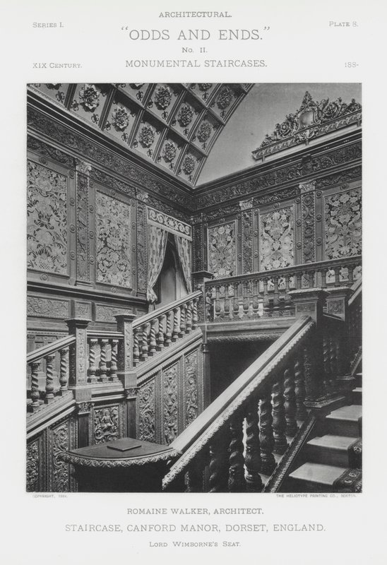 Scala, Canford Manor, Dorset, Inghilterra da American Photographer (after)
