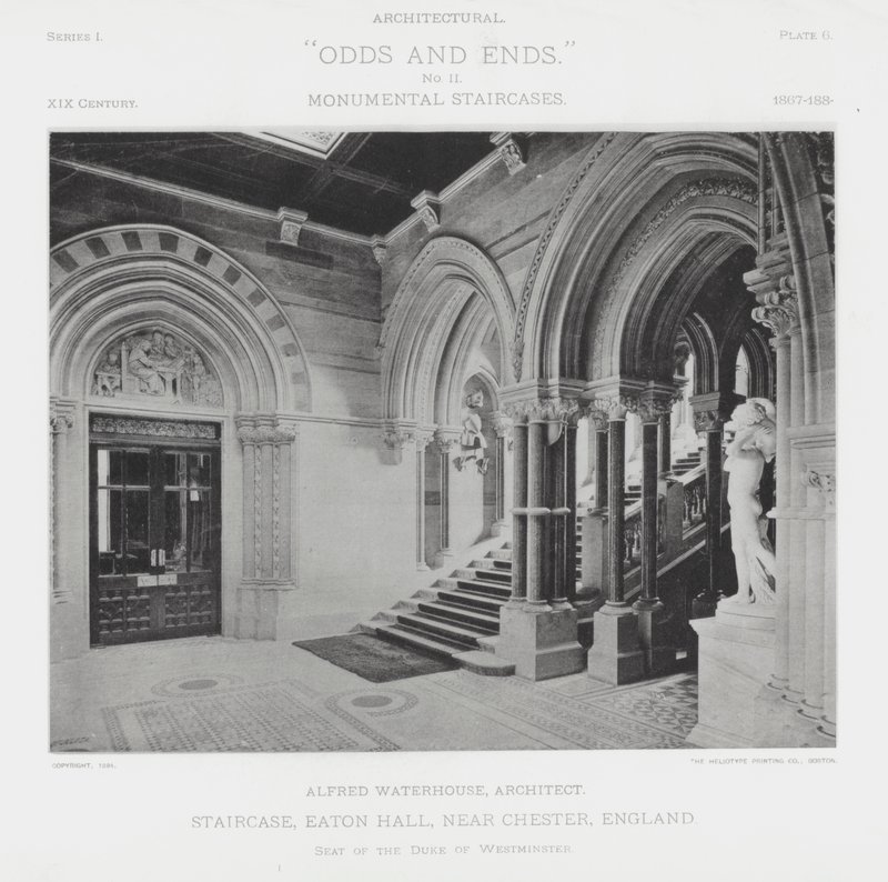 Scala, Eaton Hall, vicino a Chester, Inghilterra da American Photographer (after)