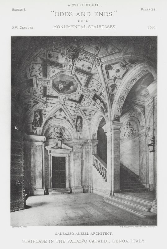 Scala nel Palazzo Cataldi, Genova, Italia da American Photographer (after)