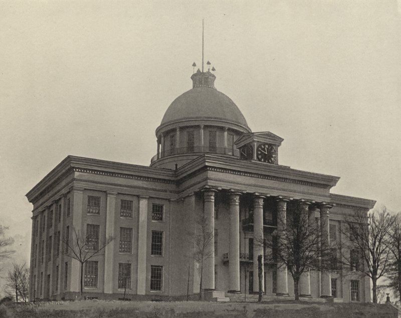Edificio del Campidoglio dello Stato a Montgomery, Alabama da American Photographer (after)