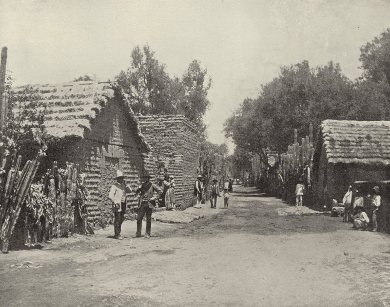Scena di strada a Santa Anita, Messico da American Photographer (after)