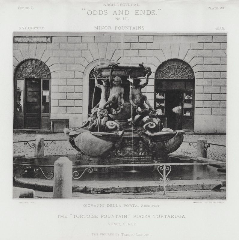 La "Fontana delle Tartarughe," Piazza Mattei, Roma, Italia da American Photographer (after)