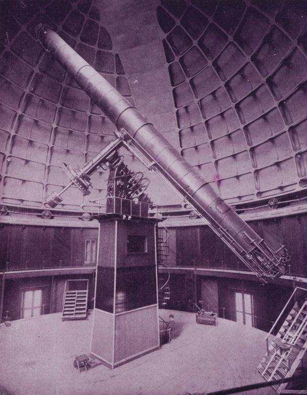 Il grande telescopio, nell