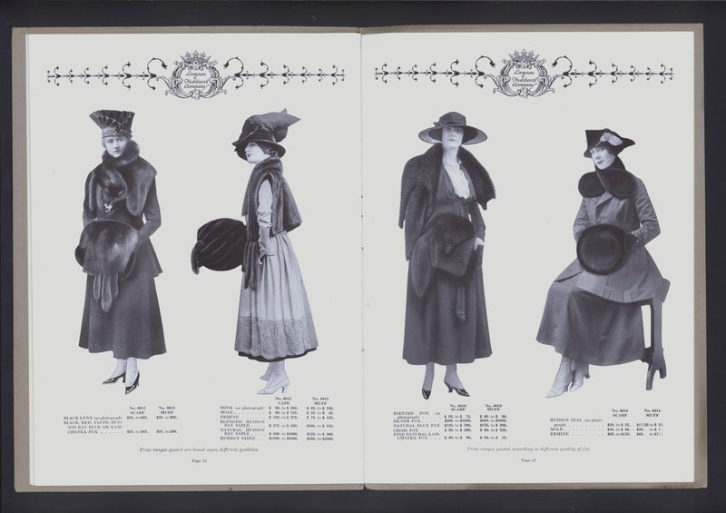 Doppia pagina da Il Teatro della Moda di Pelliccia da American Photographer (after)