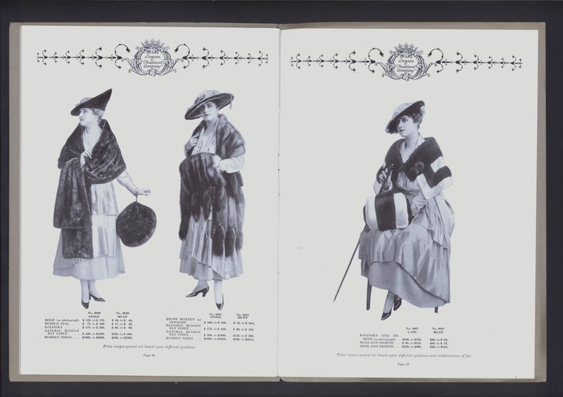 Doppia pagina da Il Teatro della Moda di Pelliccia da American Photographer (after)