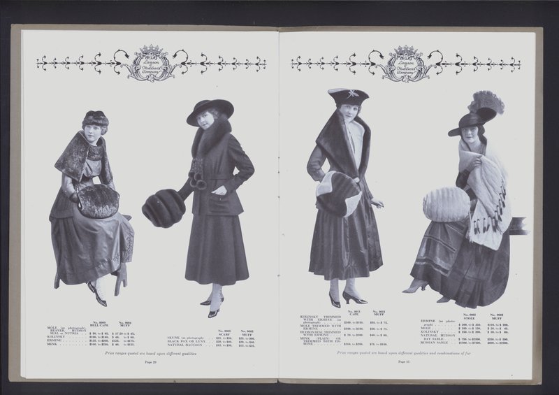 Doppia pagina da Il Teatro della Moda di Pelliccia da American Photographer (after)