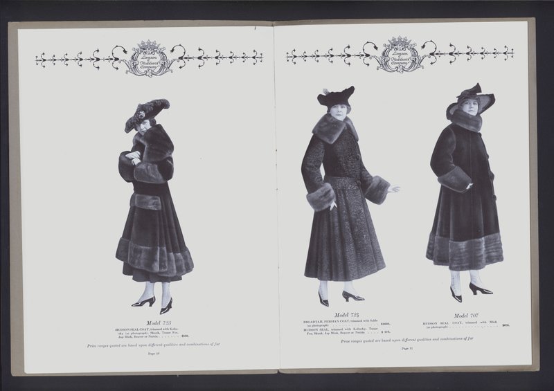 Doppia pagina da Il Teatro della Moda di Pelliccia da American Photographer (after)