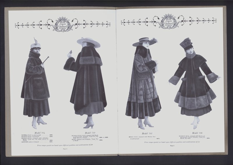 Doppia pagina da Il Teatro della Moda di Pelliccia da American Photographer (after)