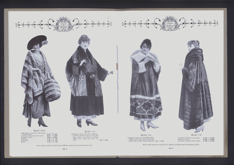 Doppia pagina da Il Teatro della Moda di Pelliccia da American Photographer (after)