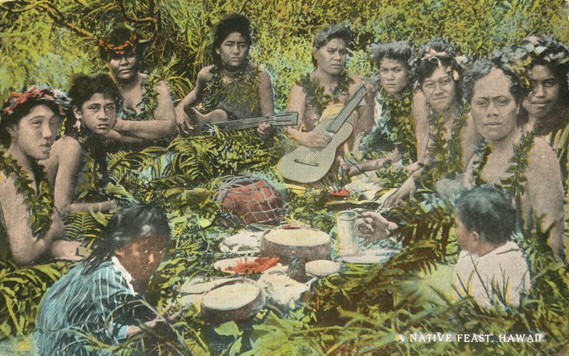 Una festa nativa, Hawaii (foto a colori) da American Photographer