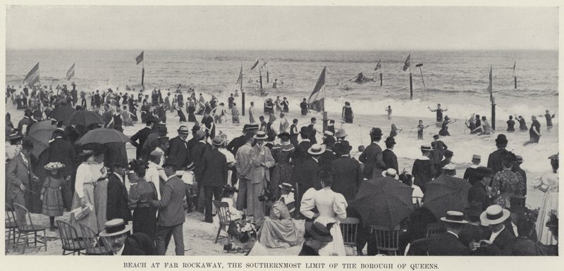 Spiaggia a Far Rockaway, il limite più meridionale del distretto di Queens da American Photographer