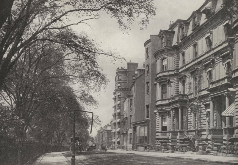 Boston: Beacon Street (foto b/n) da American Photographer