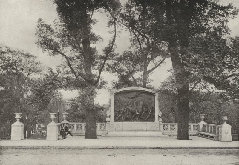 Boston: Shaw Memorial (foto b/n) da American Photographer