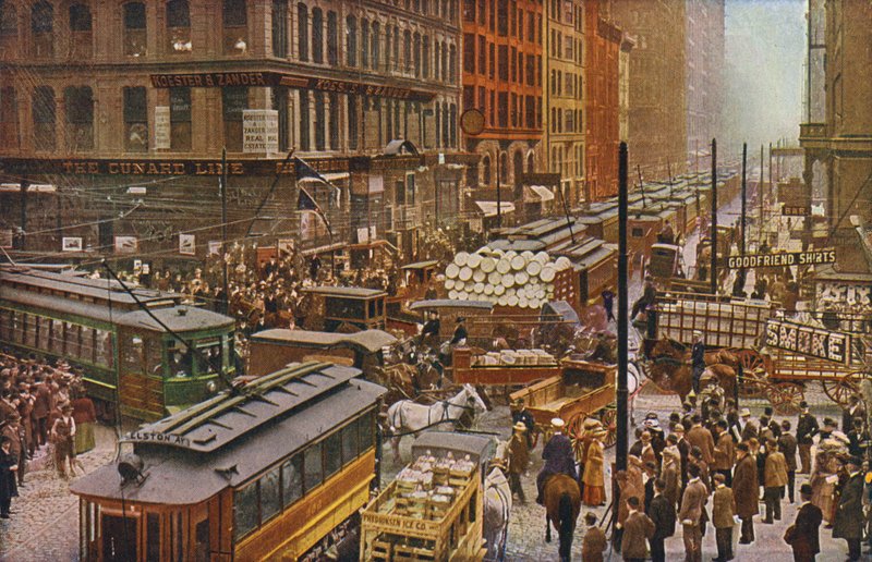 Chicago: Una giornata intensa nelle vie Dearborn e Randolph (foto a colori) da American Photographer