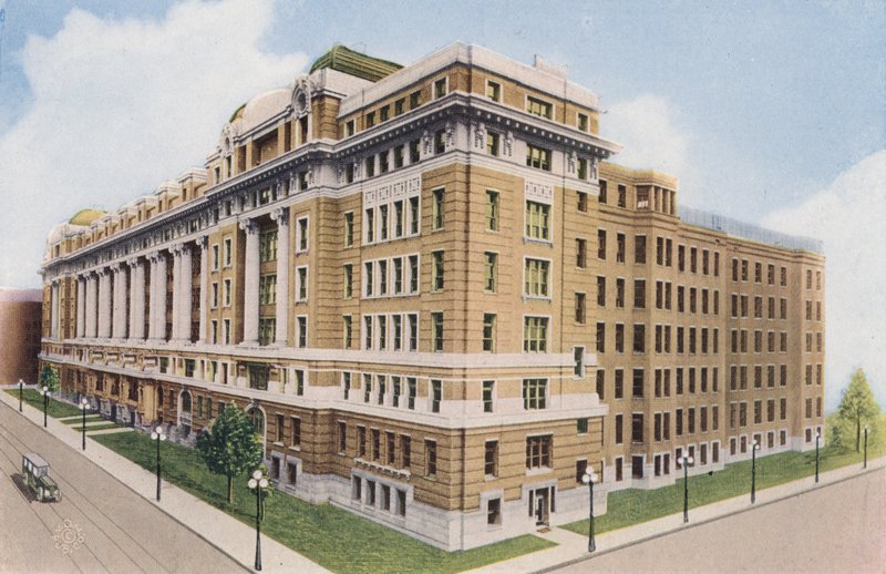 Chicago: Cook County Hospital, Chicago (foto a colori) da American Photographer