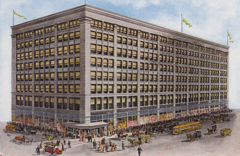 Chicago: Siegel, Cooper and Co, State and Van Buren Streets (foto a colori) da American Photographer