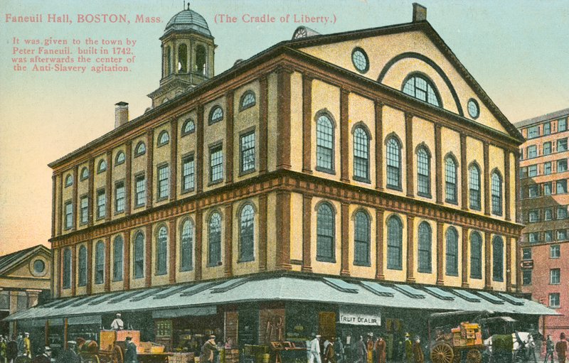 Faneuil Hall, Boston, Massachusetts, USA (foto a colori) da American Photographer