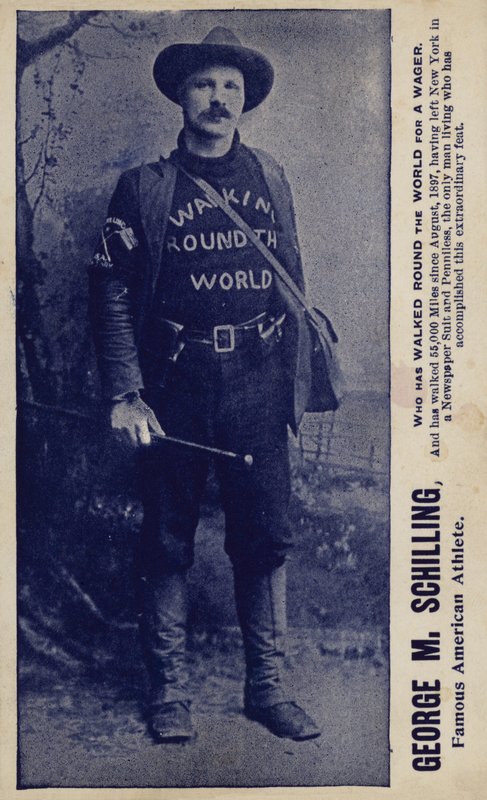 George M Schilling, famoso atleta americano (foto b/n) da American Photographer
