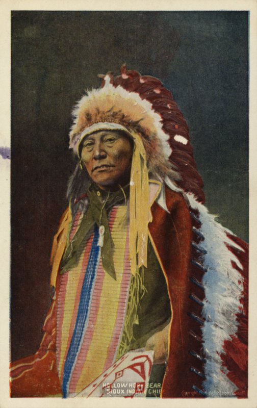 Orso Corno Cavo, capo indiano Sioux (foto) da American Photographer