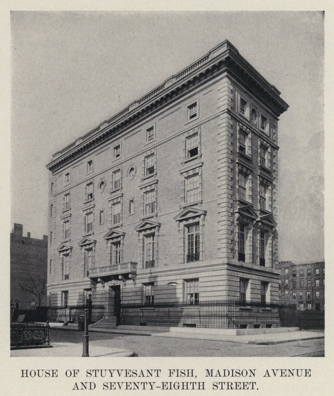 Casa di Stuyvesant Fish, Madison Avenue e Seventy-Eighth Street da American Photographer