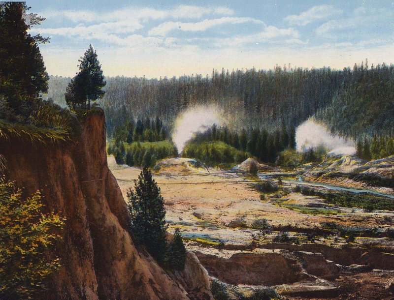 Miniera idraulica, Dutch Flat, California (foto a colori) da American Photographer