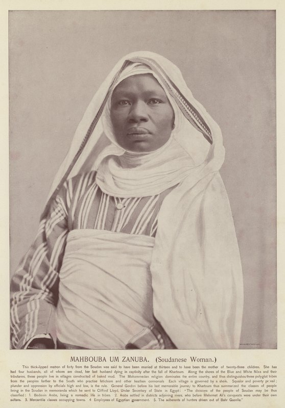 Mahbouba Um Zanuba, Donna Sudanese da American Photographer
