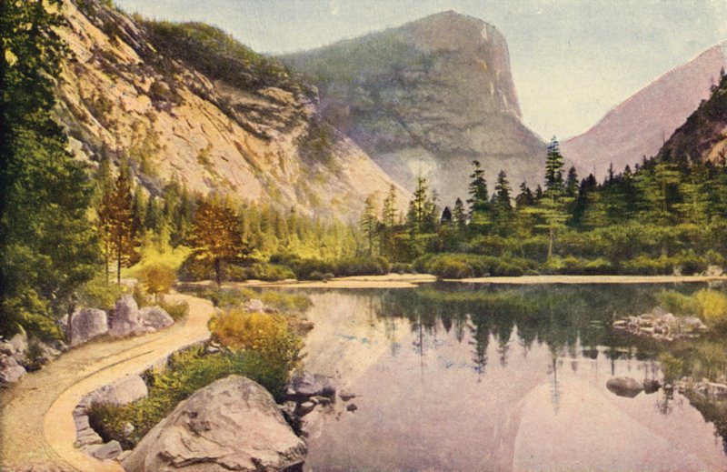 Lago Mirror, Parco Nazionale dello Yosemite (foto a colori) da American Photographer