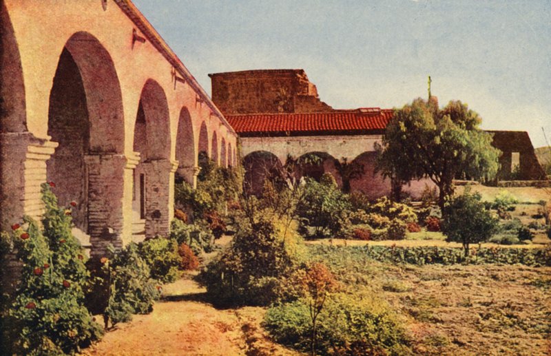 Missione San Juan Capistrano vicino a San Diego (foto a colori) da American Photographer