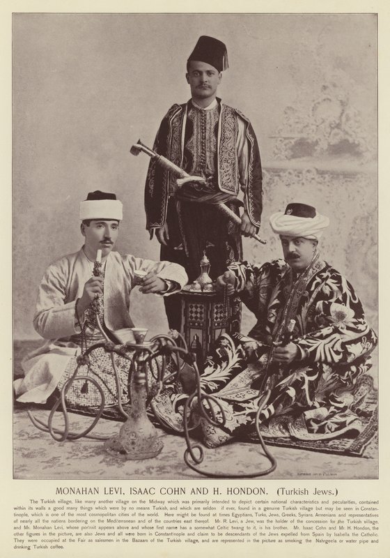 Monahan Levi, Isaac Cohn e H Hondon, Ebrei Turchi da American Photographer