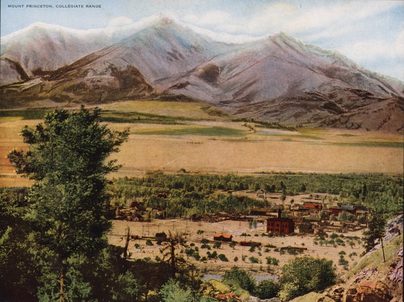 Monte Princeton, Collegiate Range (foto a colori) da American Photographer