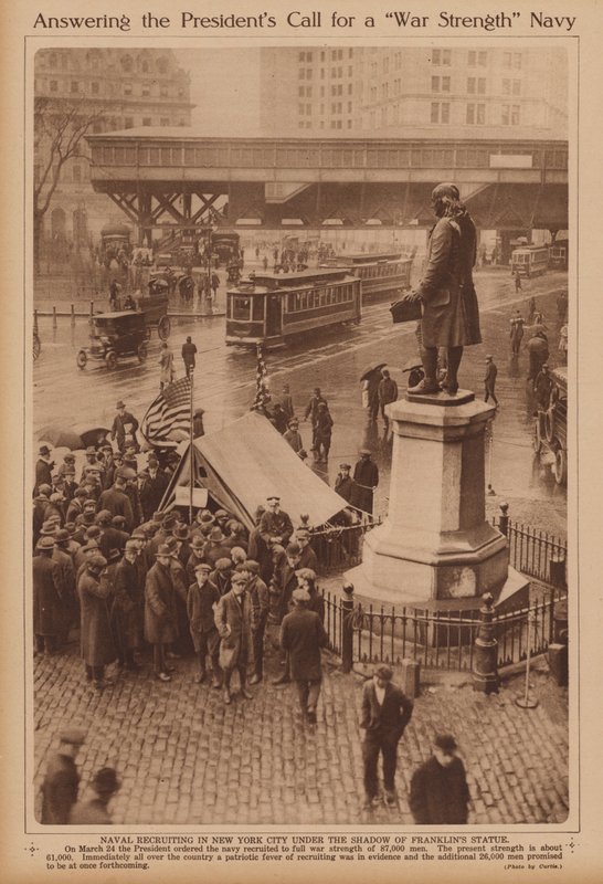 Reclutamento navale a New York da American Photographer