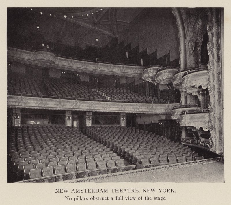 Teatro New Amsterdam, New York (foto b/n) da American Photographer