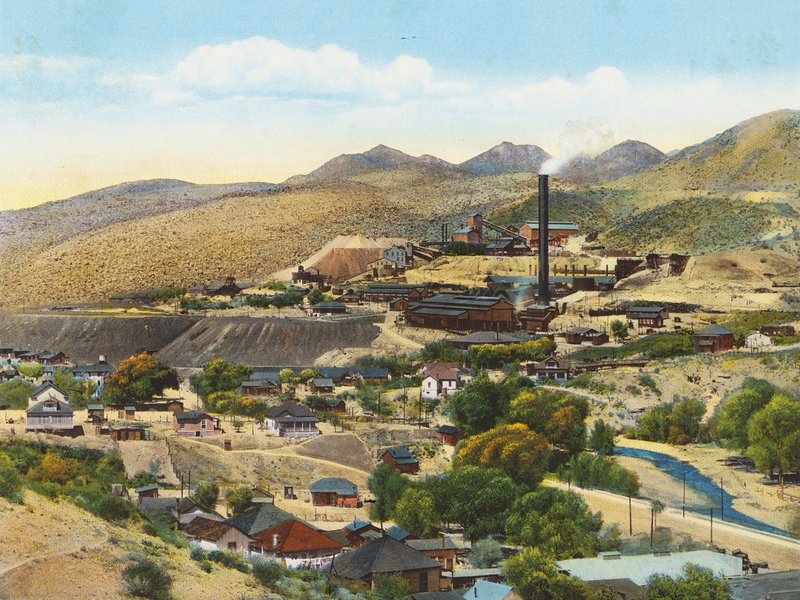 Miniera e fonderia Old Dominion, Globe, Arizona (foto a colori) da American Photographer