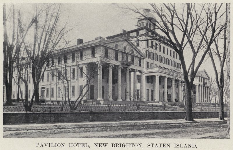 Pavilion Hotel, New Brighton, Staten Island da American Photographer