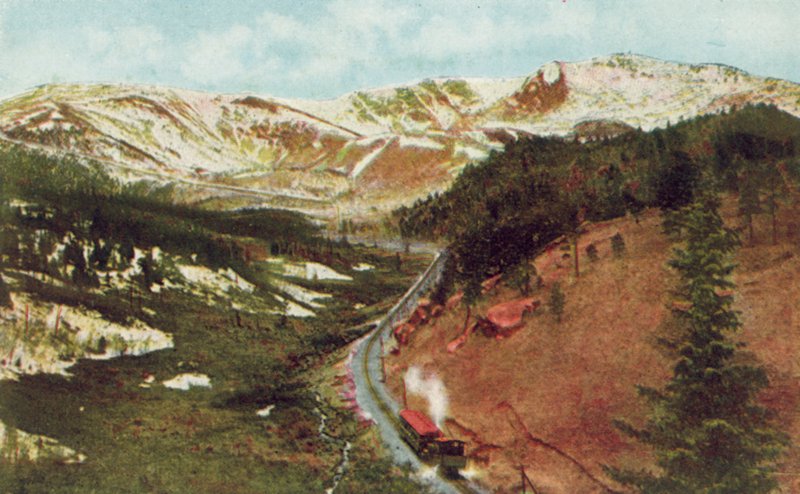 Il Pikes Peak da Pilot Knob, altitudine da American Photographer