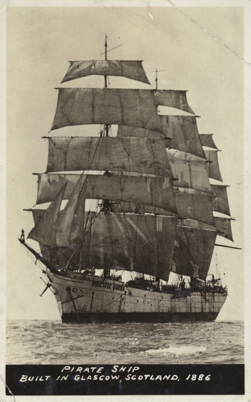 Nave pirata, costruita a Glasgow, Scozia, 1886 da American Photographer