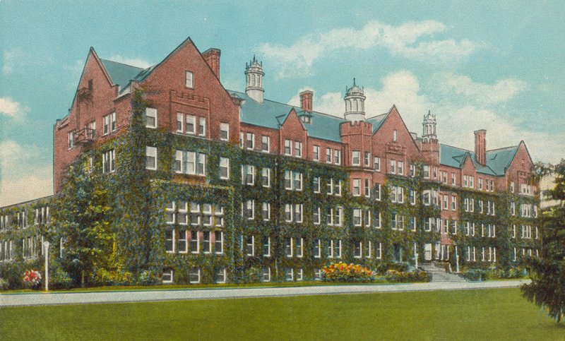 Poughkeepsie: Lathrop Hall, Vassar College (foto a colori) da American Photographer