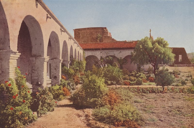 Missione di San Juan Capistrano, California (foto a colori) da American Photographer