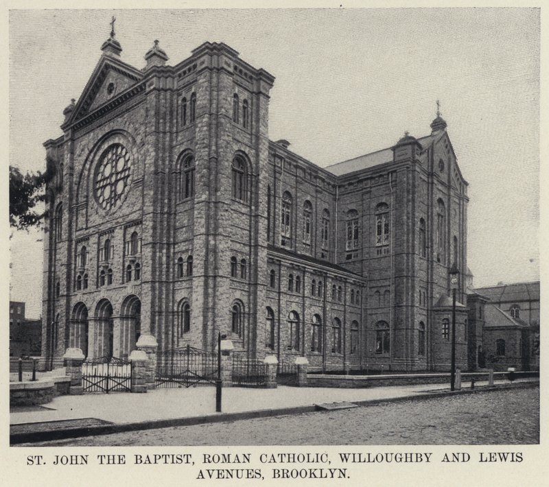 St John the Baptist, Roman Catholic Willoughby e Lewis Avenues, Brooklyn da American Photographer