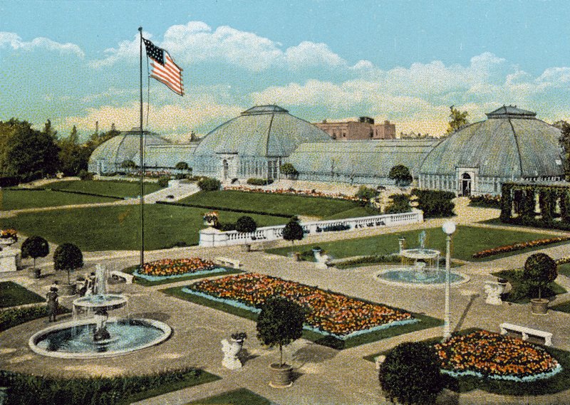 Giardini sommersi e serra, Washington Park da American Photographer