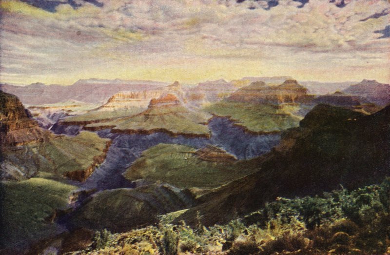 Alba dal sentiero Hermit, Parco Nazionale del Grand Canyon (foto a colori) da American Photographer
