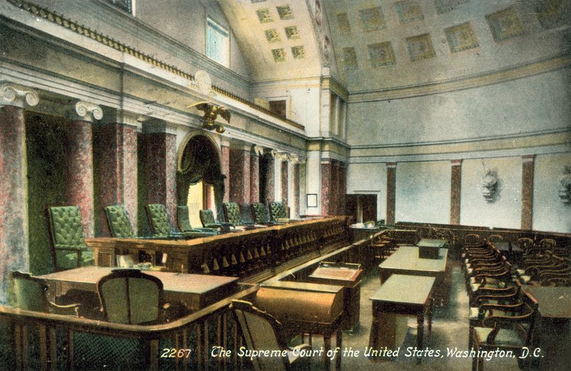 Corte Suprema degli Stati Uniti, Washington, DC, USA (foto a colori) da American Photographer