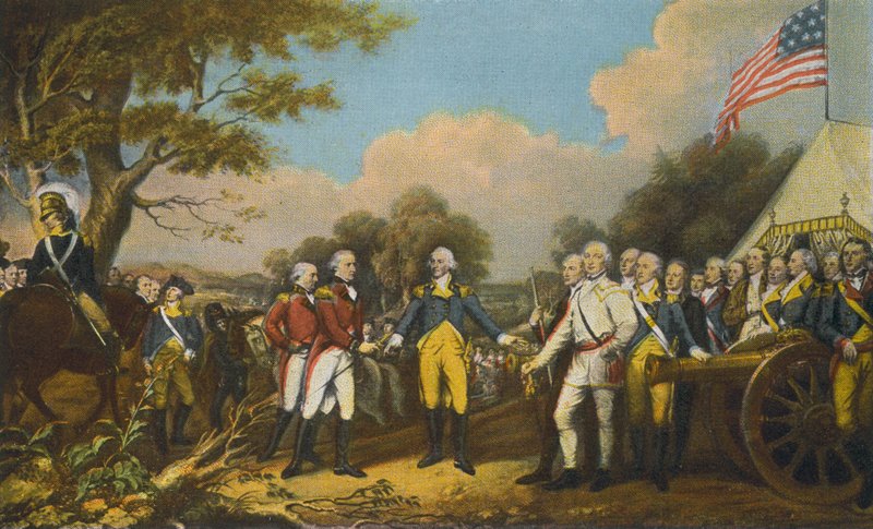 La resa di Burgoyne, Saratoga da American Photographer