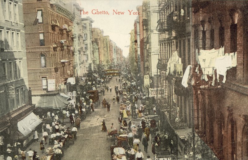 Il ghetto, New York (foto a colori) da American Photographer