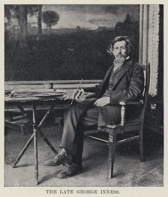 Il defunto George Inness da American Photographer