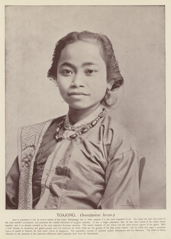 Toajong, Giavanese Soendanese da American Photographer